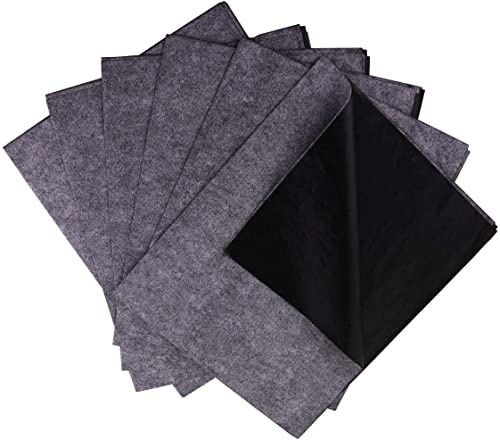Swanaryo Large Graphite Transfer Paper - 50 x 120 cm, 6 Sheets | Black Carbon Paper for Tracing on Wood, Paper, Canvas, and Other Art Craft Surfaces