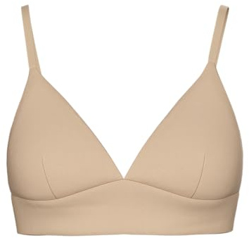 PIECES Women's Pcnamee Triangle Bra Noos Bra, Nude, XS