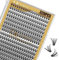 Cils individuels QUEWEL Cluster Lashes 320pcs Extensions de cils individuels 0,07D Curl 30D+40D Cils individuels en grappe Naturel DIY Extensions de cils Mix9-16mm à la maison (30+40D 0.07D MIX9-16mm)