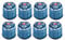 Pack de 8 Cartouches de gaz 190g Perçable Butane KEMPER