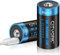 CITYORK USB-C wiederaufladbarer Lithium-Ionen C Akku, 2 Stück 1.5V 5500mWh Baby C Batterien mit Typ-C Kabel