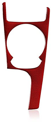 JORAsa Fit for Audi TT 2008-2014 8N 8J MK123 Rot Kohlefaser Auto Schalttafel Rahmenabdeckung Zieraufkleber Auto Trim Zubehör Guard Sticker Kits (Color : C)