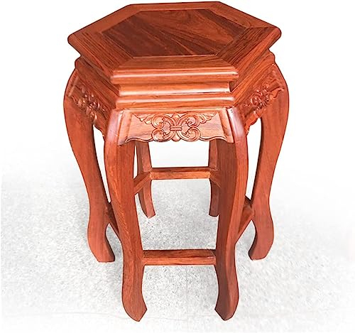Holzsockel, Holzständer zur Präsentation, Ausstellungsständer, orientalischer Pflanzenständer, Blumentopfhalter, Regal, Innen-Bonsai-Ständer for Balkon, Wohnzimmer, Bonsai-Blumentopf-Dekoration (Colo
