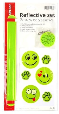 AMiO 01618 Warnweste Sicherheitsweste 4cm 29.5cm PVC