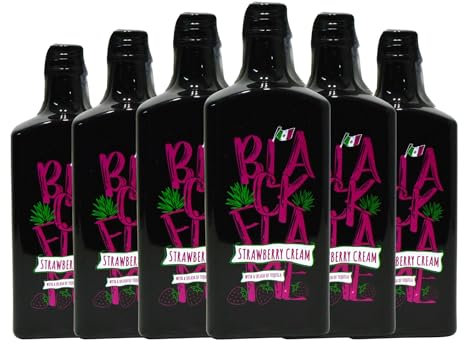 Tequila SyS Black Flame Fresa 70 cl (Caja de 6 Botellas de 70 cl)
