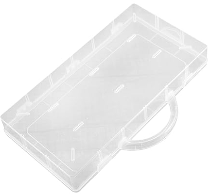 LALAFINA Boîte De Rangement En Plastique Robuste Avec Couvercle À Charnière Et Boucle Conteneur Multifonction Organisateur Boîte À Outils