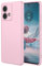 HAOYE Cover per Motorola Moto Edge 40 Neo, Custodia Protettiva Antigraffio Silicone Morbida TPU Ultra Sottile ma Resistente Case con Fodera in Tessuto. Rosa