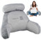 Reading Pillow for Bed Comfortable Reading Cushion for Bed Back Support with Arm Multifunctional Detachable Backrest Pillow Washable Support Rest Pillow for Reading Relaxing Watching TV(70cm, Cat)