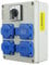 RoadEu - Steckdosenverteiler 230V - 4x Schuko Steckdose mit Schalter - Doppelsteckdose 230V mit Hauptschalter 0-1. Aufputzsteckdose IP44. Außensteckdose 4x 230V Schuko für Indoor Outdoor-Bereich
