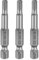 sourcing map 3pcs H4.0 Hex Head Drill Bit Wrench 4mm Metric Flat Tip 1/4 Hex Shank 50mm (2) Long Magnetic Hexagonal Screw Driver Socket Industrial Screwdriver Power Bits