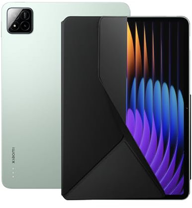XIAOMI Pad 7, 11.2 Tablette, 8 128G + Cover Officielle – 8850mAh Batterie, 45W HyperCharge, HyperAI - Vert