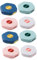 Gadpiparty 2sets 4pcs Box Portable Data Cable Storage Box Cord Organizer with Headphone Cable Winder Tangle for Earphones Charging Cords Wires Present for Friends and Family 4pcs*2