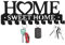 Porte-clés mural Home Sweet Home avec 10 crochets, pour salon, salle de bain, cuisine, chambre à coucher