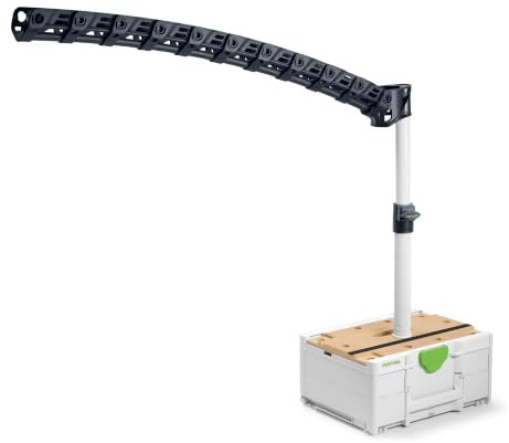 Festool Absaugarm CT-ASA FLX J - Flexibler Schlaucharm 1 m mit Teleskoprohr | Zubehör für CT-Sauger und MW 1000, 10 Kettenglieder, im SYS-MFT Systainer, Kabelführung für sauberes Arbeiten von oben