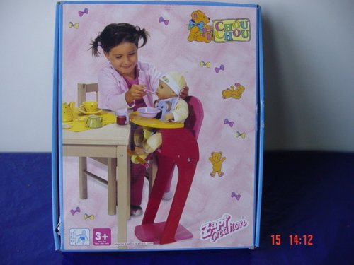 Chou Chou 718216 - CHOU CHOU Hochstuhl aus Holz