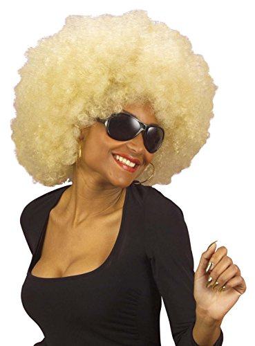 Générique pe532/blond – Perücke Super Afro Blond – Einheitsgröße