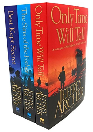 Jeffrey Archer Clifton Chronicles Trilogy Collection 3 Books Box Set (Only Time Will Tell, The Sins Of The Father, Best Kept Secret)