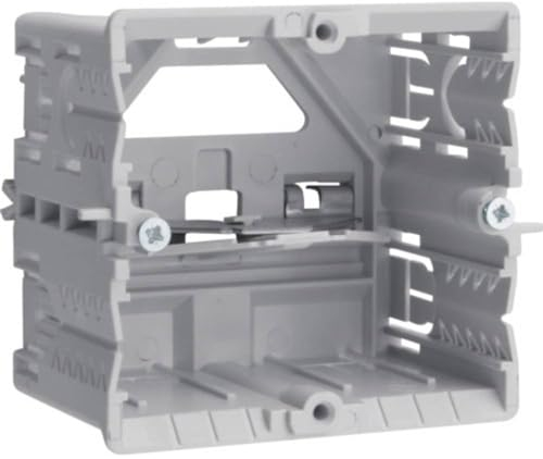 Hager GLT5000 Leichtk Einbausteckdose für Geräte (L x B) 71 mm x 65 mm, 1 Stück, Hellgrau
