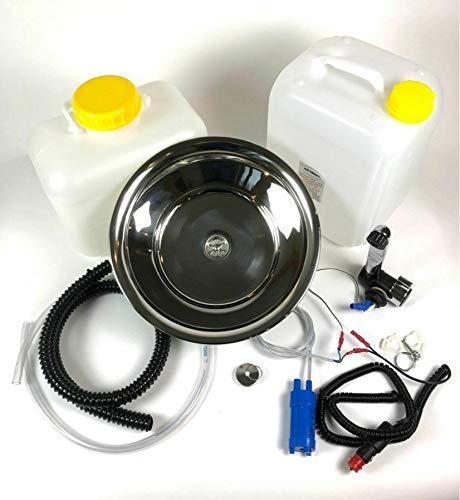 12V Wasseranlage Imbisswagen Verkaufsanhänger Campingküche Bausatz Spüle 32 cm London N (ad-ideen)