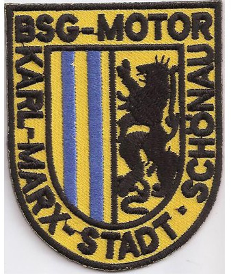 BSG Motor Karl Marx Stadt Schönau Trikot Aufnäher Patch Abzeichen Aufbügler