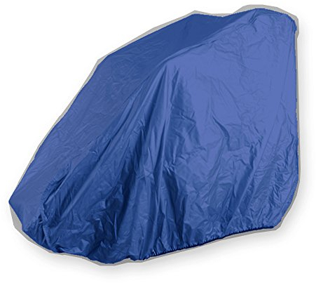 MPB® E-Rollstuhl und Rollstuhl Garage Abdeckplane aus geschmeidigem Nylon, blau, für nicht gefaltete und nicht faltbare Rollstühle