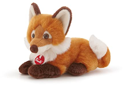 Trudi 51278 Trudini Plüschtier Fuchs 9 x 14 18 cm, Größe XS, Flauschiges Stofftier mit weichen Materialien, Plüschfigur liebevollen Details, waschbar, Kuscheltier für Kinder und Babys, Rotbraun