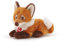 Trudi Trudino Volpe Deluxe Volpe peluche Park Collection. Trudino Peluche Regalo di Natale. Animali del bosco | 9x14x18cm taglia XS | Collezione Parco dello Stelvio | modello 51278
