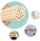 LINGLAN Holz-Stäbchen für Heimwerker, Bambus-Dübel, Rattan-Öl-Diffusor, 50 Stück (20cm/6mm)