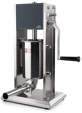 LACOR 60255 Embutidora Manual, Acero Inoxidable 18/10, 5 litros
