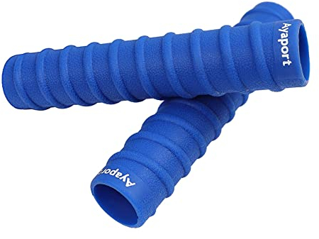 Ayaport Kayak Paddle Grips Non-Slip Silicone Wraps Blister Prevention Kayaking Accessories for Take-Apart Paddles (Blue)