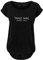 Tanz mal drüber nach Design Ladies Fashion Shirt Lang und NEU weit geschnittten Hinterer Schnitt Länger mit Motiv XL Schwarz (B36-465-XL-Schwarz)