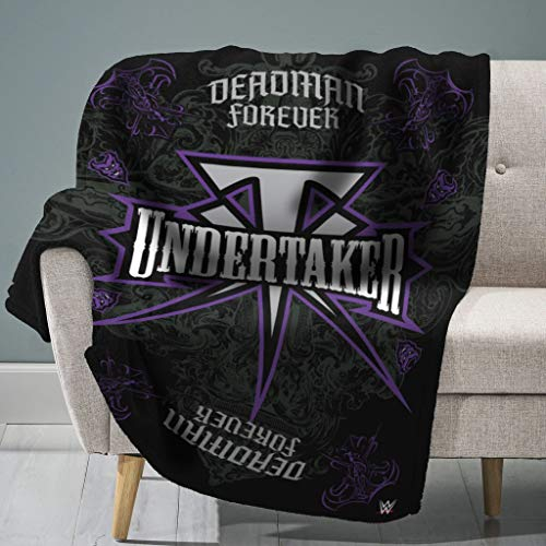 Sleep Squad WWE The Undertaker 60 x 80 Rachel Plüschdecke Wrestling Legend superweicher Überwurf