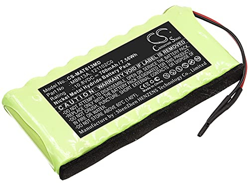 TCTK Akku 700mAh Kompatibel mit [Maquet] 121102C0, Magnus OR Table Wireless Hand Control LH070-3A44C9BR, Operating Table Remote, Theatre Remote Ersetzt 121102C0, MB613A