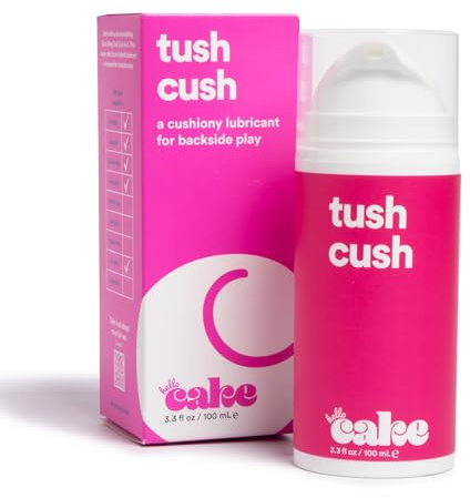 Hello Cake Tush Cush, Silicone and Water-Based Personal Lube, 3.3 fl oz