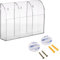 SUMTree Support de télécommande port-crayons mural organisateur de bureau en acrylique 3 compartiments(transparent)