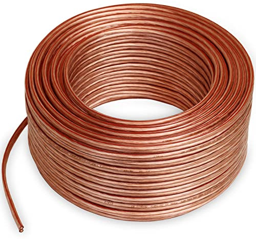 Misterhifi kabel, hifi-zubehör & mehr/ 30 m Lautsprecherkabel Transparent 2 x 2,5 mm², 99,99% OFC sauerstofffrei Voll Kupfer Litze: 2 x 78 x 0,2 mm…