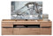 Stella Trading MEMPHIS TV-Lowboard in Artisan Eiche Optik, Graphit - Moderner TV Schrank mit Schublade und viel Stauraum für Ihr Wohnzimmer - 192 x 53 x 47 cm (B/H/T)
