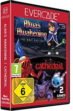 Blaze Evercade Alwa's/Cathedral Cartridge 27 - Red Collection