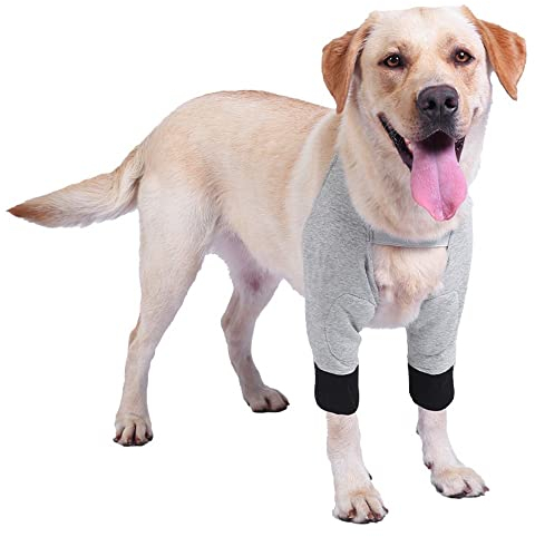 DONGKER Recovery Sleeve Hund, Ellenbogenbandage Hund, Elastizität Ellbogenschoner für Hunde, Abbau von Angstzuständen während der Erholung