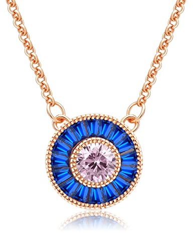 StoryEtain Nazar Kette 925 Sterling Silber Türkisches Auge Kette Nazar Auge Anhänger Halskette Schmuck Geschenke für Damen Frauen Mädchen