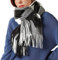 Bakicey Damen Schal XXL Warm Weich Strickschal Karo Winterschal Herbstschal Wolleschal Frauen Deckenschal Halstuch Scarf Poncho Cape (Schwarz Weiß)