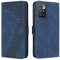OKZone Kompatibel mit Xiaomi Redmi 10 Hülle, PU Leder Handyhülle Tasche Wallet Schutzhülle Xiaomi Redmi 10, Flip Cover Klappbar Stoßfeste Brieftasche mit Magnet Kartenfach TPU Lederhülle (Blau)