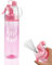 Bouteille d'eau de Sports Brumisation,Portative Pulvérisation Spray Bouilloire de 580 ml avec Paille Retourner,pour Cyclisme Escalade Fitness Randonnée Course à Pied Alpinisme,Extérieur Hydratation
