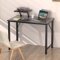 Rcynview Scrivania Computer 80X40cm, Tavolo da Ufficio, con Staffa per Alzata Staccabile, da Lavoro, Adatto per Soggiorno, Cameretta, Casa, Nero