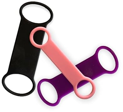 Flexitag Silicone Bands, Spare Stretchable Bands for Dangle-Free Dog ID Tag, Strong and Durable Spare Bands