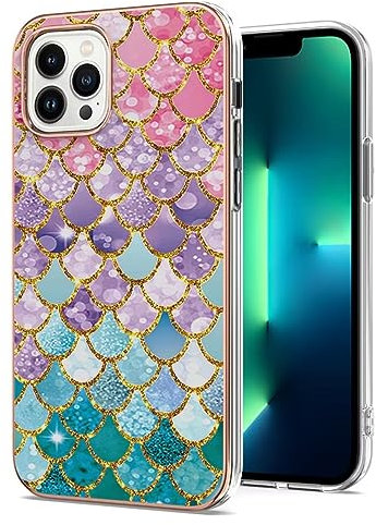 COMAKU Custodia per Oppo Reno 10 Pro 5G Cover, con Motivo a Rilievo Design, Ultra Slim Morbido TPU + PC Silicone Antiurto Antigraffio Case - 4