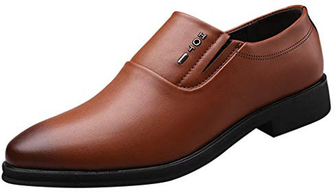 Zapatos Marrones Hombre, Zapatos Colegio Sin Cordones Negro Zapatos Vestir Cordones Comodos Zapatos Boda Derby Piel Zapatos De Vestir Cordones Zapatos Vestir Zapatos De Mocasines Negocios Brogue