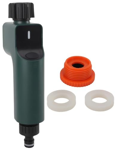 Timer per Irrigazione con Filo NH da 3/4 Pollici Indicatore LED Ritardo Pioggia IP54 Timer Irrigatore per Tubo da Giardino Prato per ZigBee