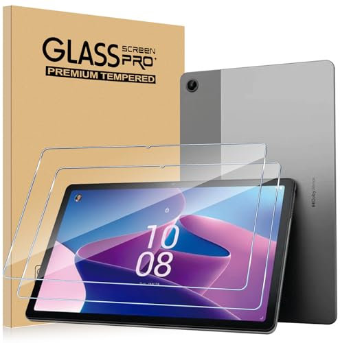 ELYCO Verre Trempé pour Lenovo Tab M10 3rd Gen. 10.1 Pouces, 2 Pièces Film de Protection Écran, 9H Dureté Anti Rayures, Sans Bulles Anti-Huile, HD Film Protection Décran, Facile à Installer