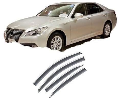 YYEFNMAZ Deflektoren for Toyota Crown S210 S 210 210 Royal 14. 2013~2018 Zubehör Auto Seitenfenster Visiere Regen Augenbrauenschutz Aufkleber